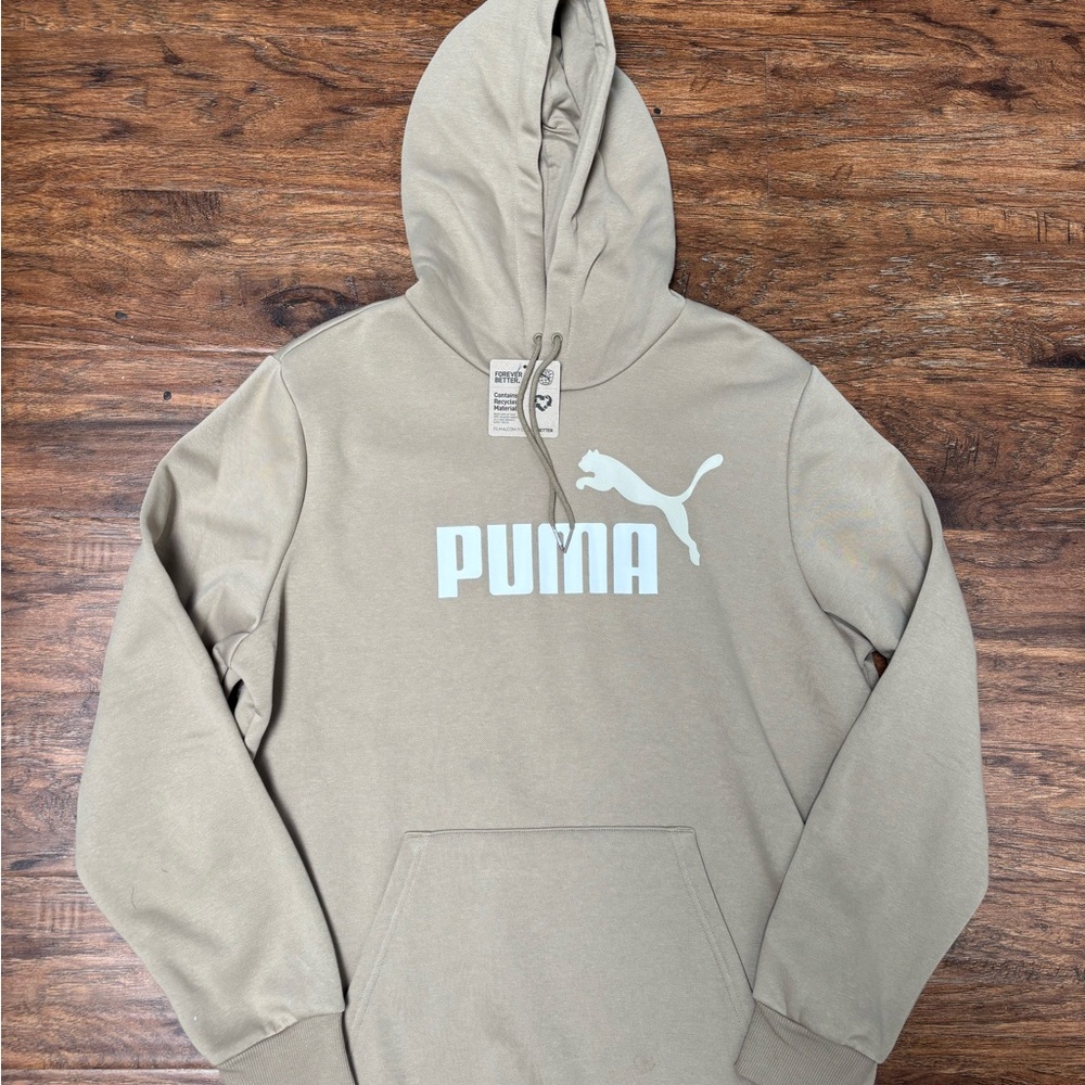 Puma Beige Hoodie for Men